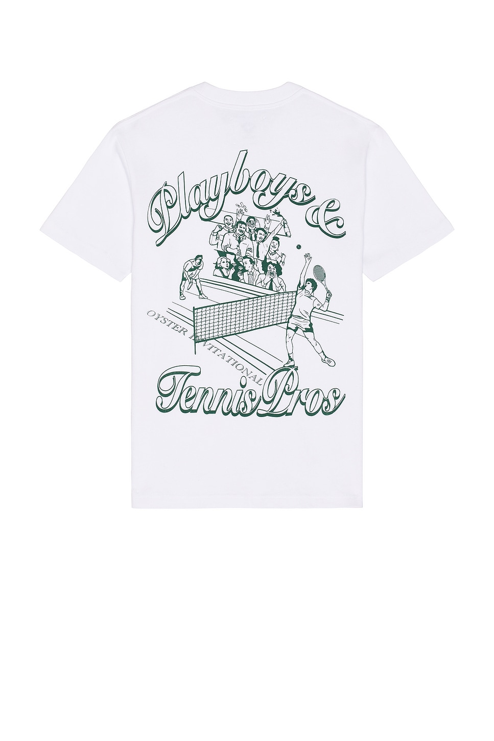 Image 1 of Oyster Playboys & Tennis Pros T-Shirt in White