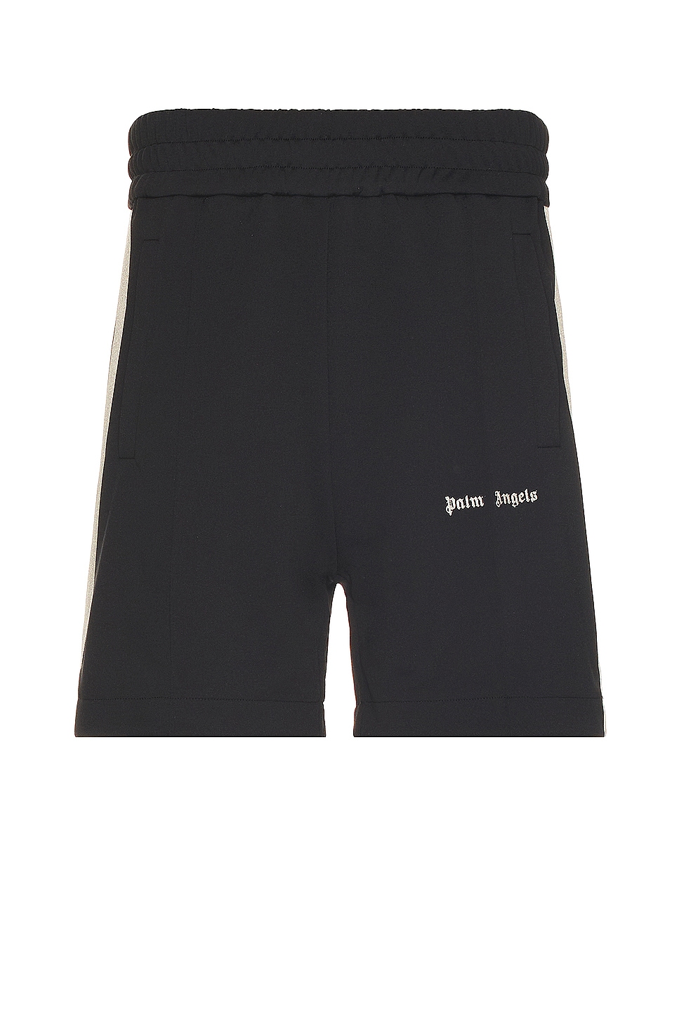 Image 1 of Palm Angels Classic Logo Track Shorts in Black & Off White
