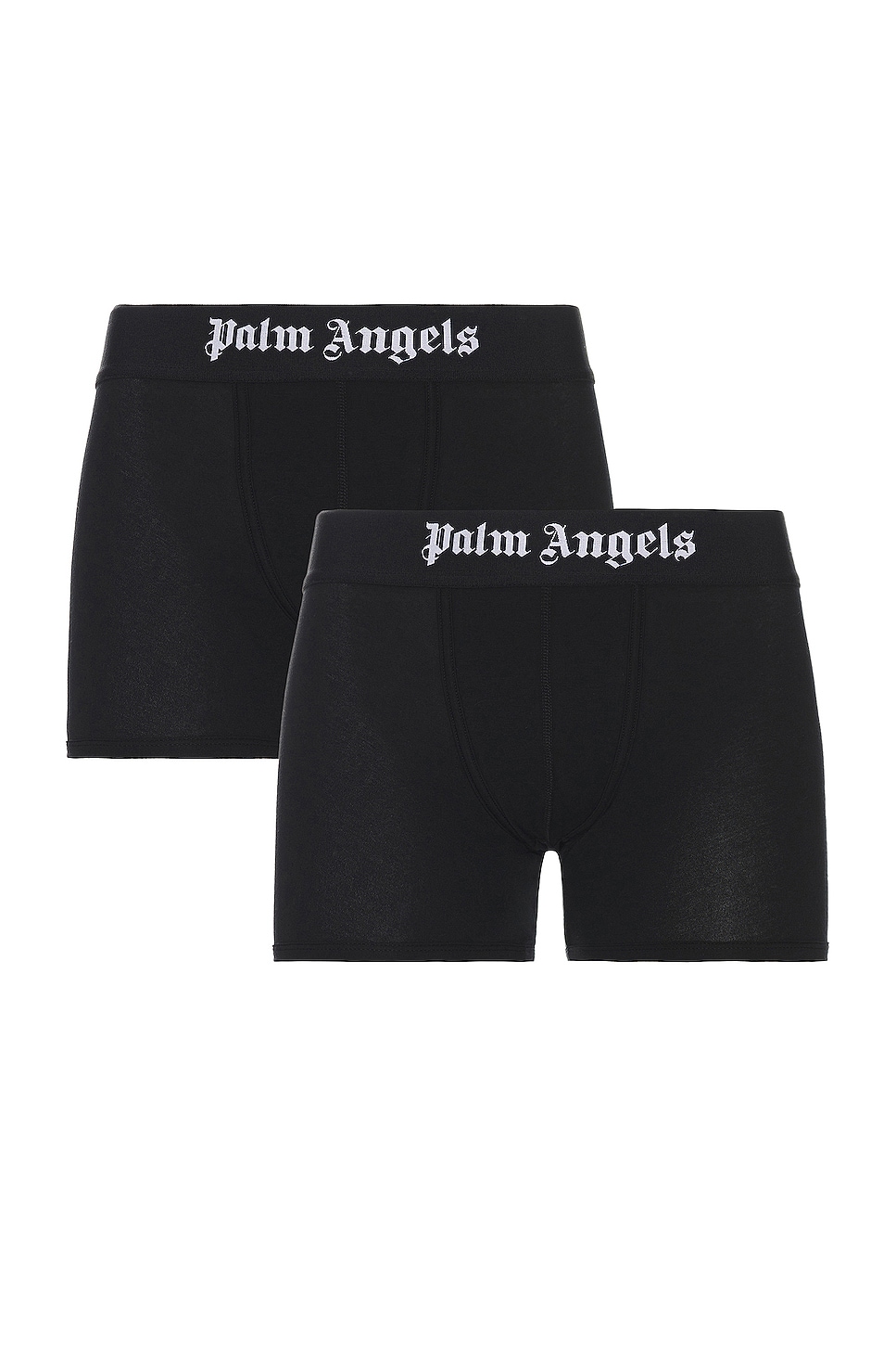 Image 1 of Palm Angels Bb Boxers Bi Pack in Black