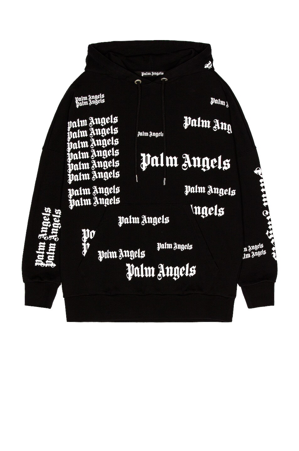 Image 1 of Palm Angels Ultra Logo Over Hooide in Black & White