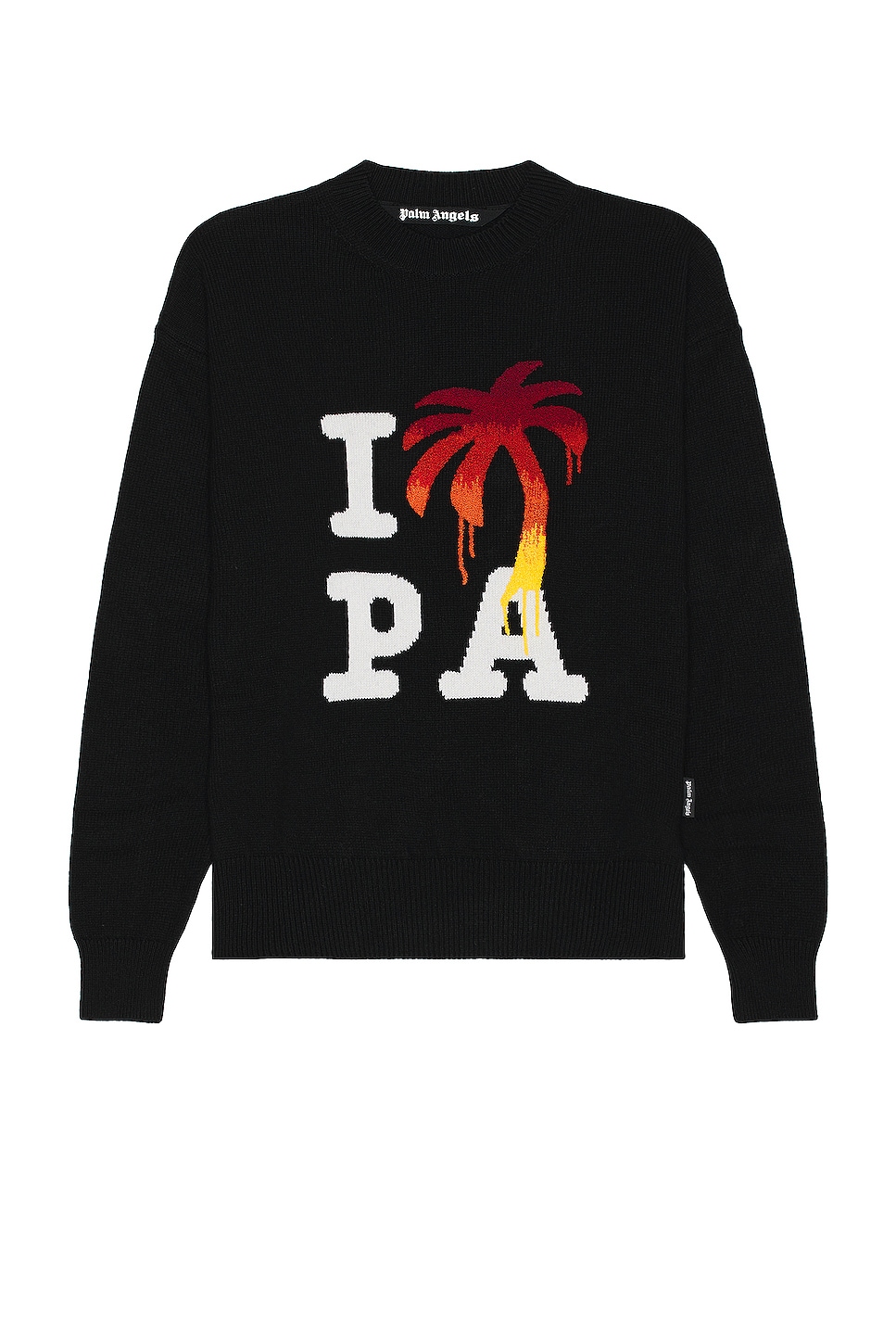 Image 1 of Palm Angels I Love Pa Sweater in Black