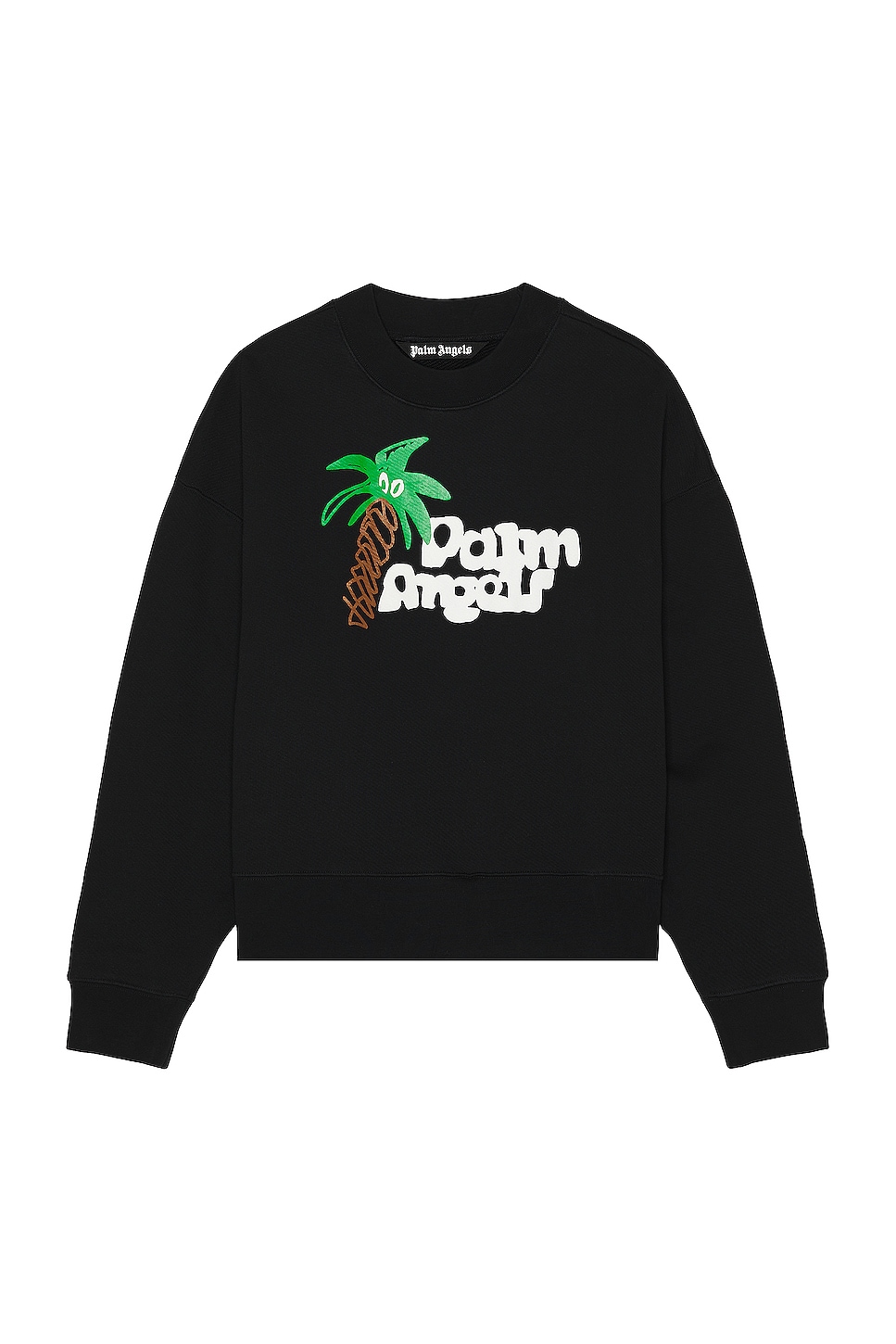 Image 1 of Palm Angels Sketchy Classic Sweater in Black & White