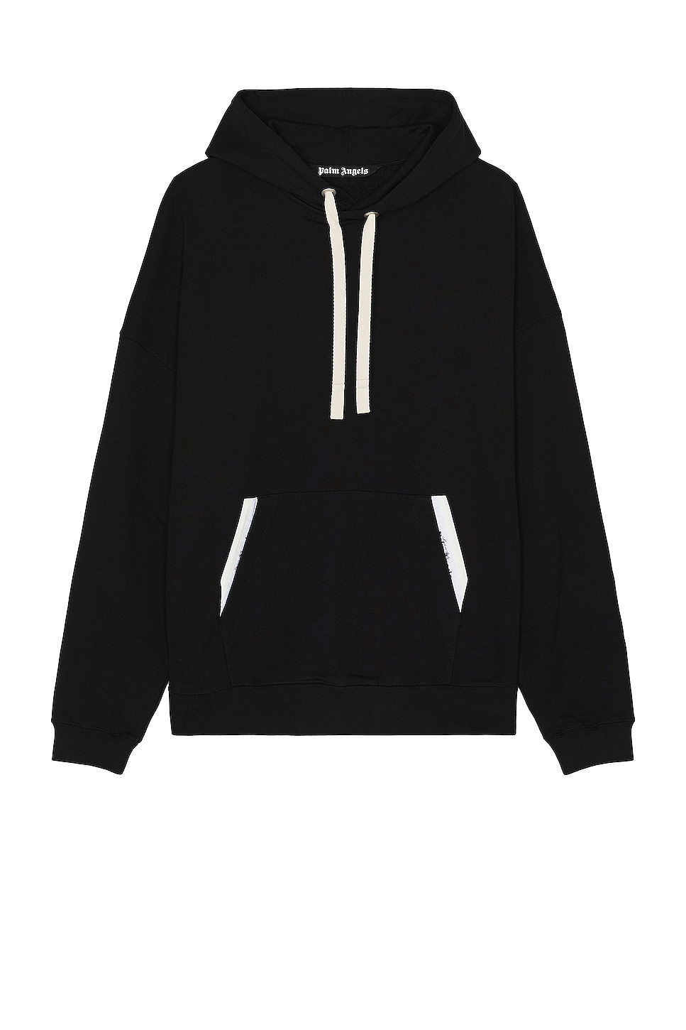 Image 1 of Palm Angels Sartorial Tape Classic Hoodie in Black