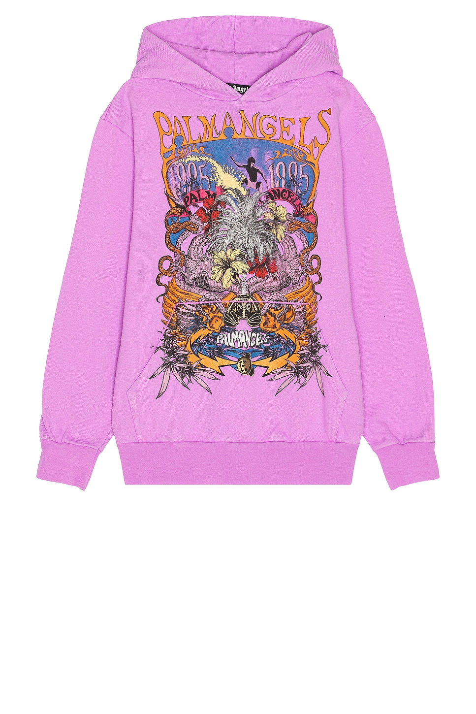 Image 1 of Palm Angels Palm Concert Hoodie in Violet