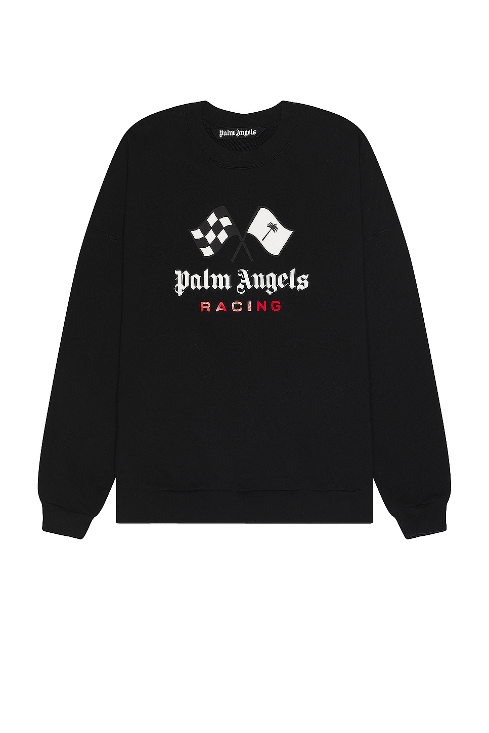 Image 1 of Palm Angels X Formula 1 Racing Sweater in Black, White, & Red