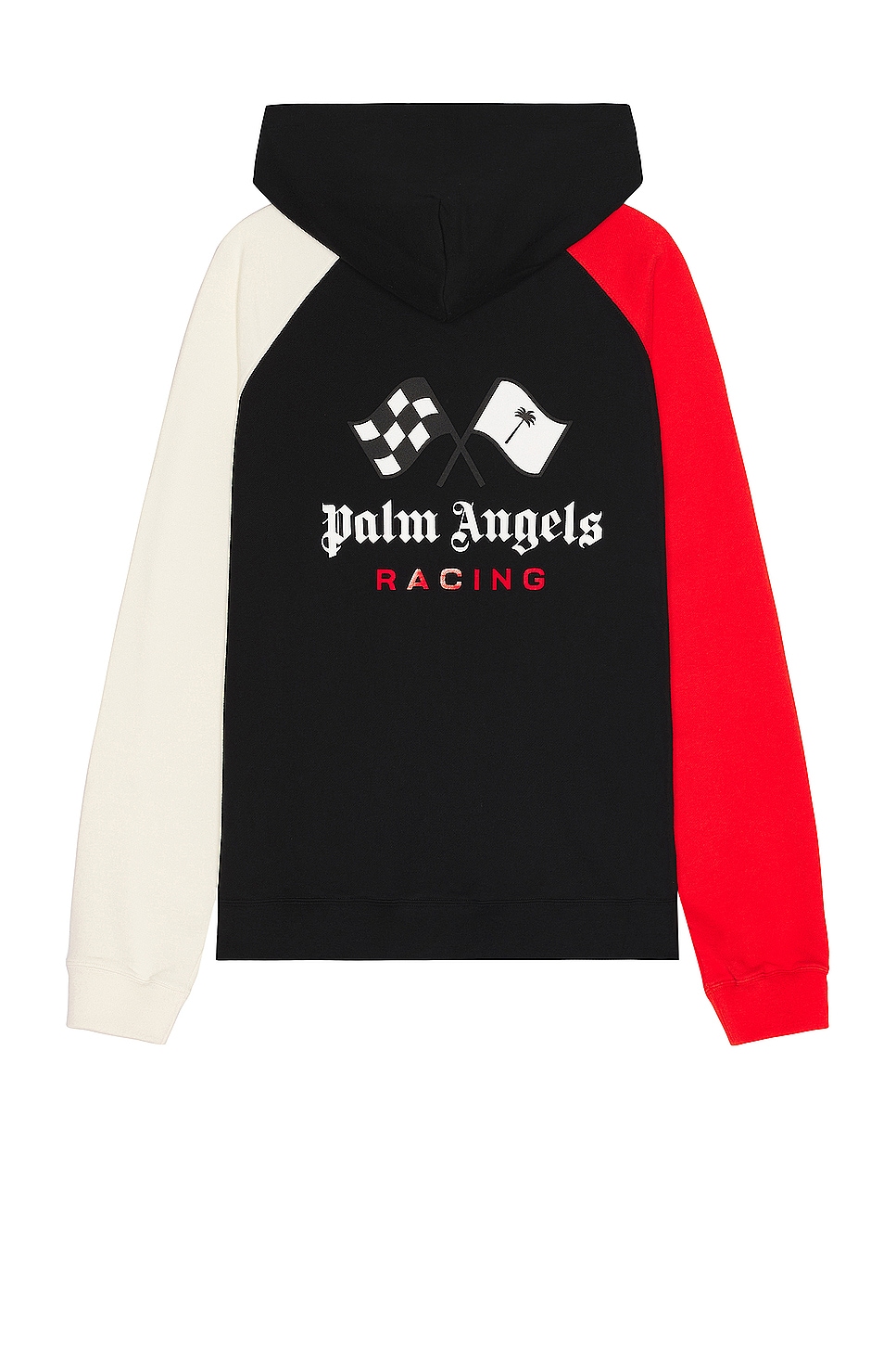 Image 1 of Palm Angels X Formula 1 Racing Hoodie in Black, White, & Red