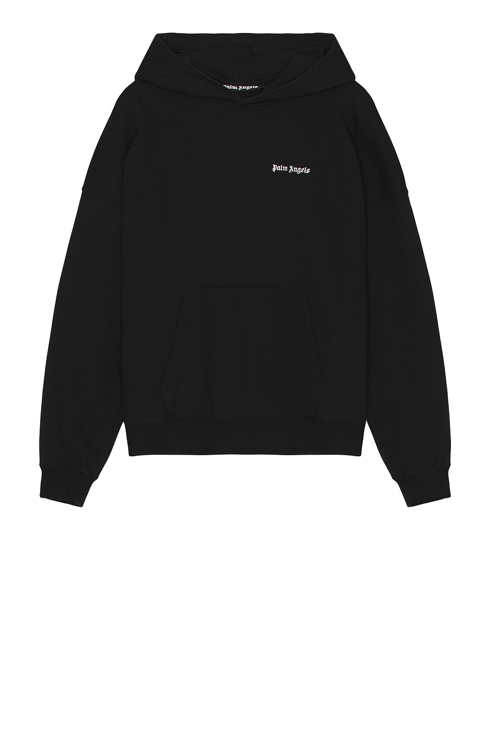 Classic Logo Embroidered Hoody in Black