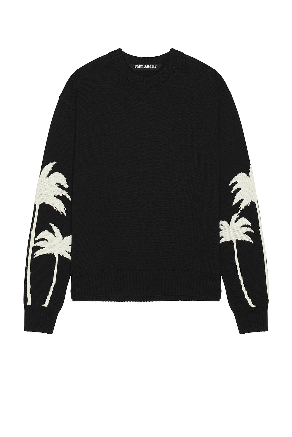 Palms Knit Sweater in Black