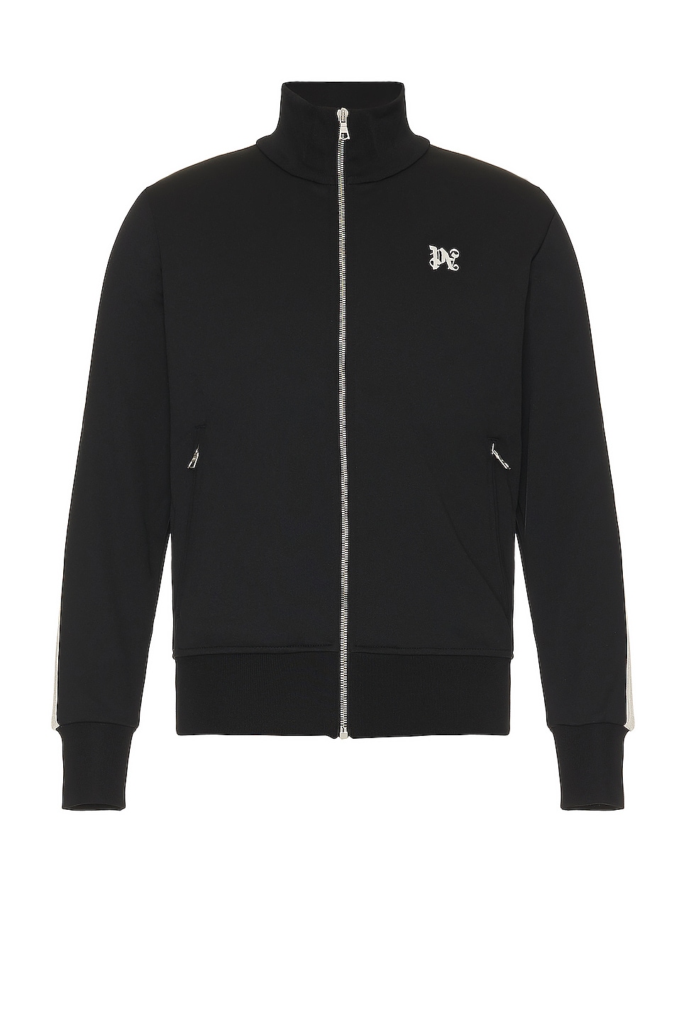 Image 1 of Palm Angels Monogram Classic Track Jacket in Black