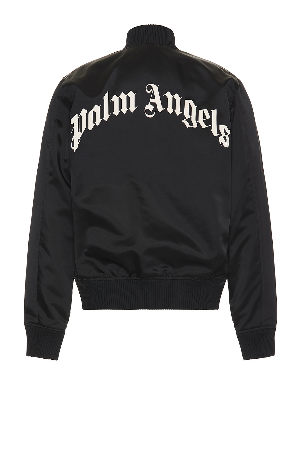 Image 1 of Palm Angels Curved Logo Bomber in Black