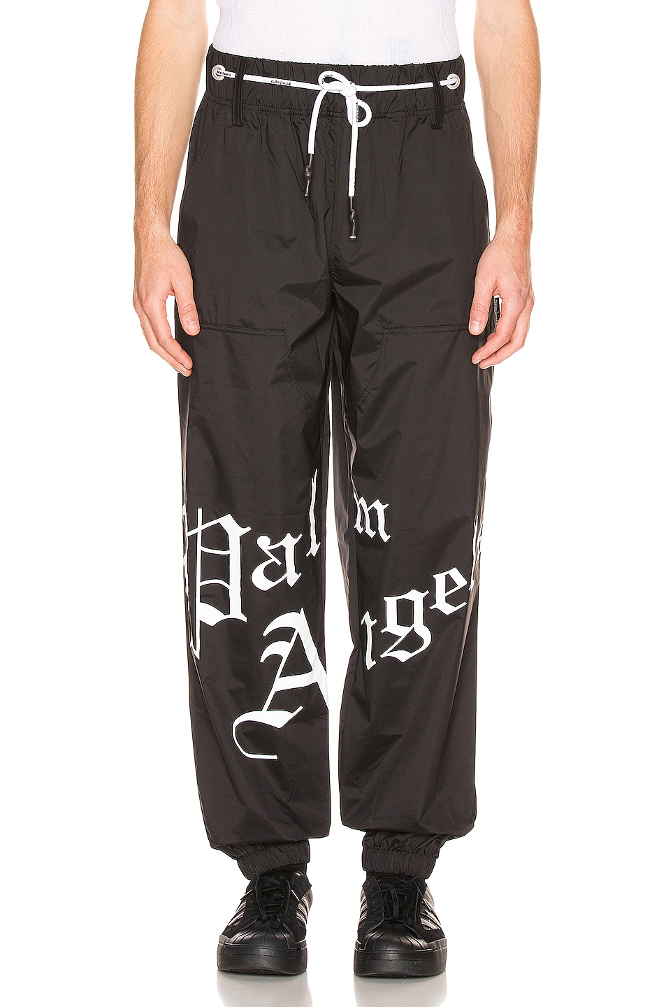 Image 1 of Palm Angels New Gothic Sweatpants in Black & White