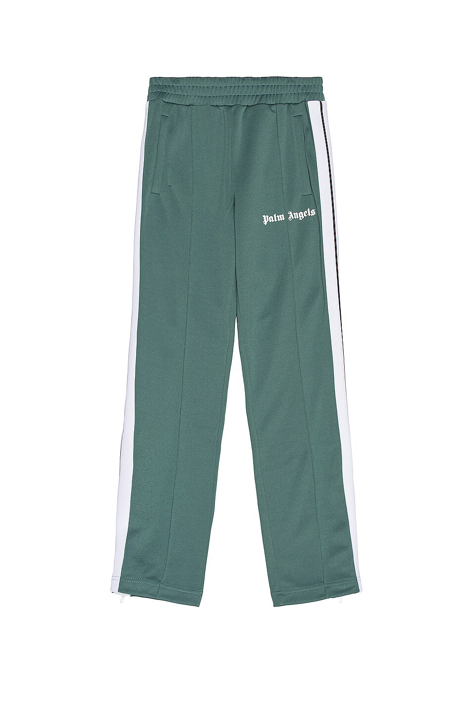 Image 1 of Palm Angels Classic Track Pants in Pine Green & White