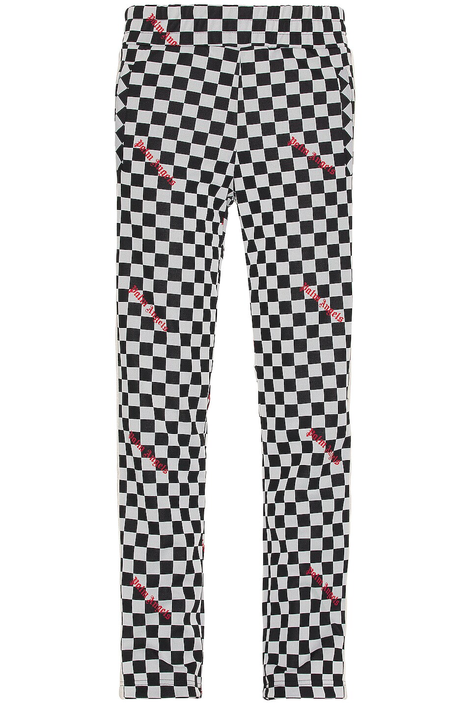 Image 1 of Palm Angels Damier Classic Track Pant in Black & Red