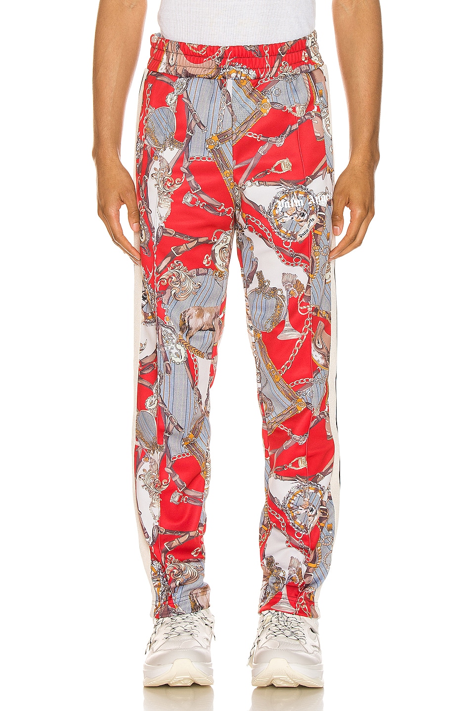 Image 1 of Palm Angels Hot Bridle Track Pants in Multi