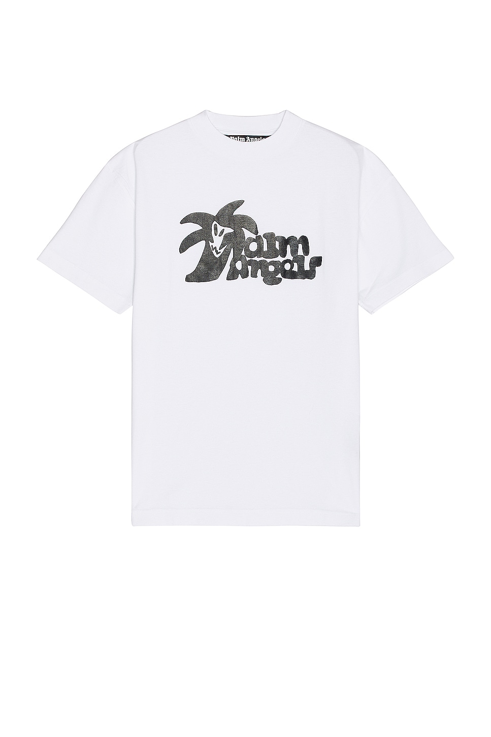Image 1 of Palm Angels Hunter Classic Tee in White & Black
