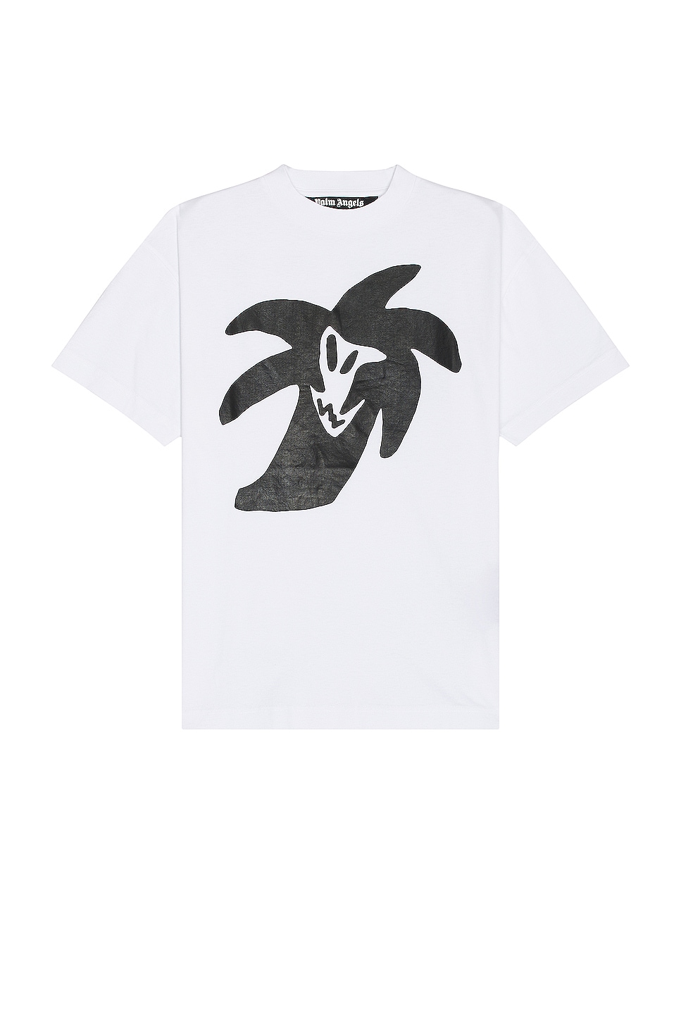 Image 1 of Palm Angels Palmity United Classic Tee in White & Black