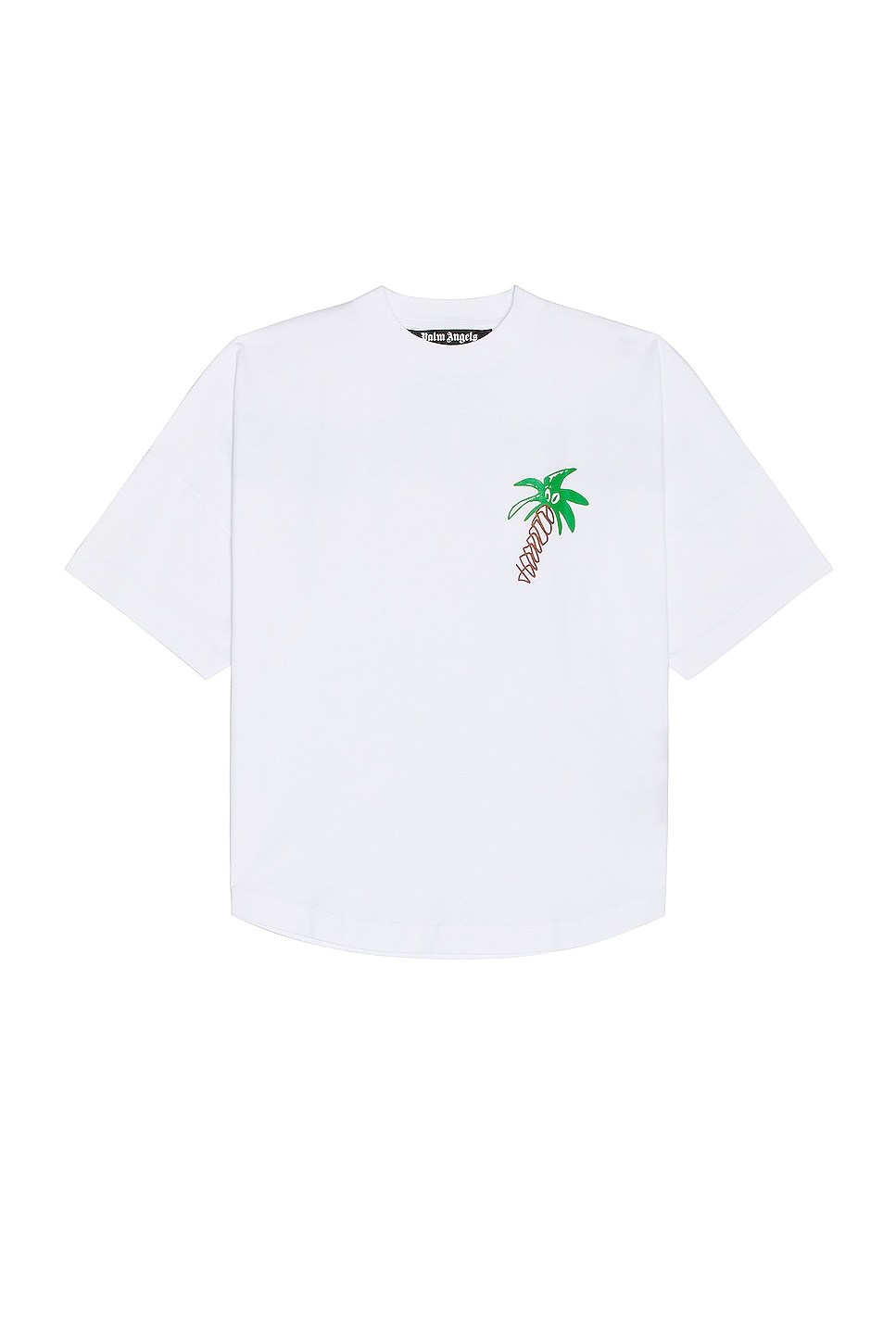 Image 1 of Palm Angels Sketchy Over Tee in White & Black