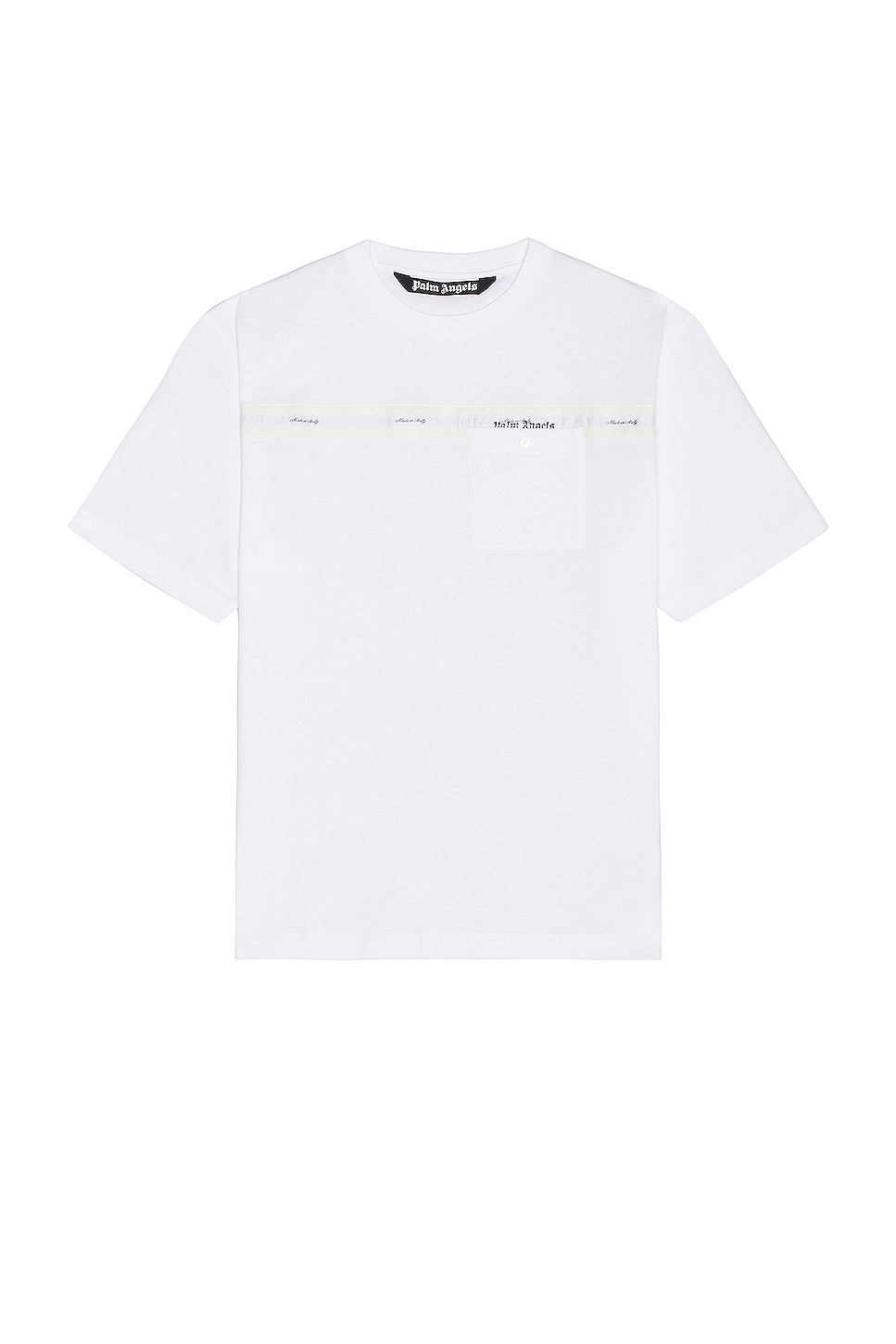 Image 1 of Palm Angels Sartorial Tape Tee in White