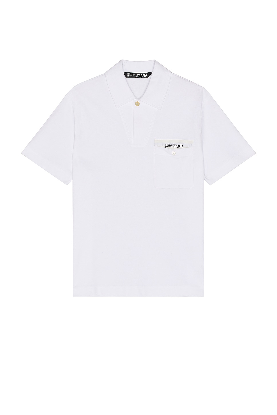 Image 1 of Palm Angels Polo in White