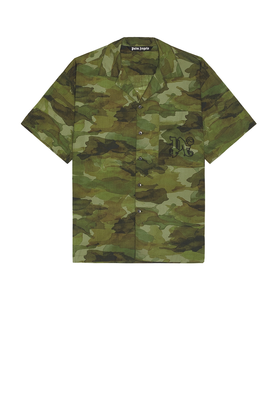 Seasonal Camp Short Sleeve Shirt in Green