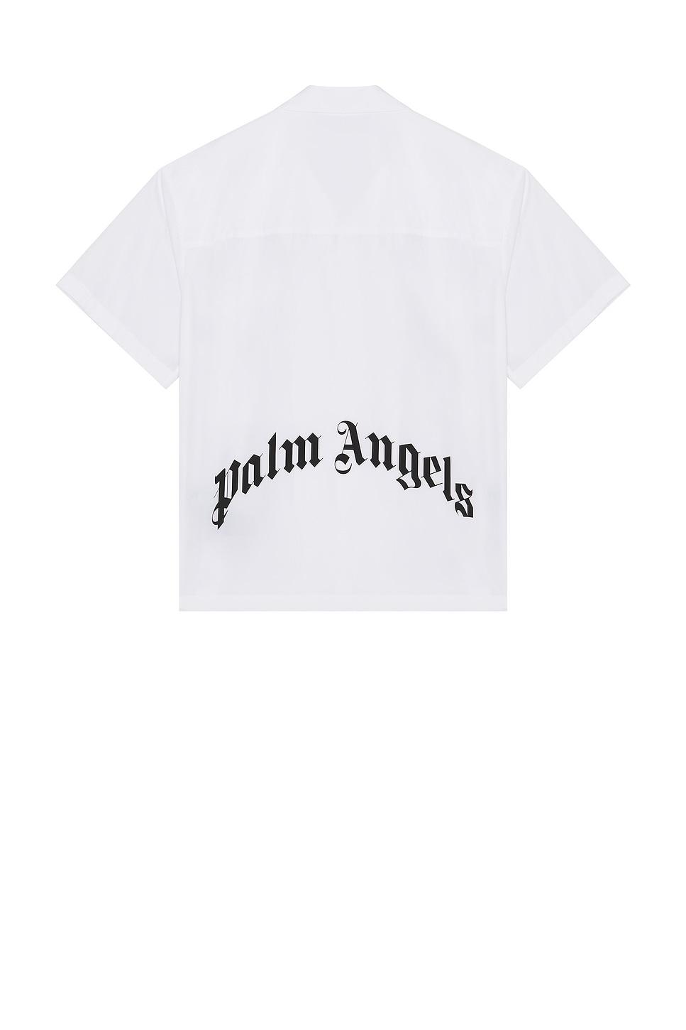 Curved Logo Classic Shirt in White