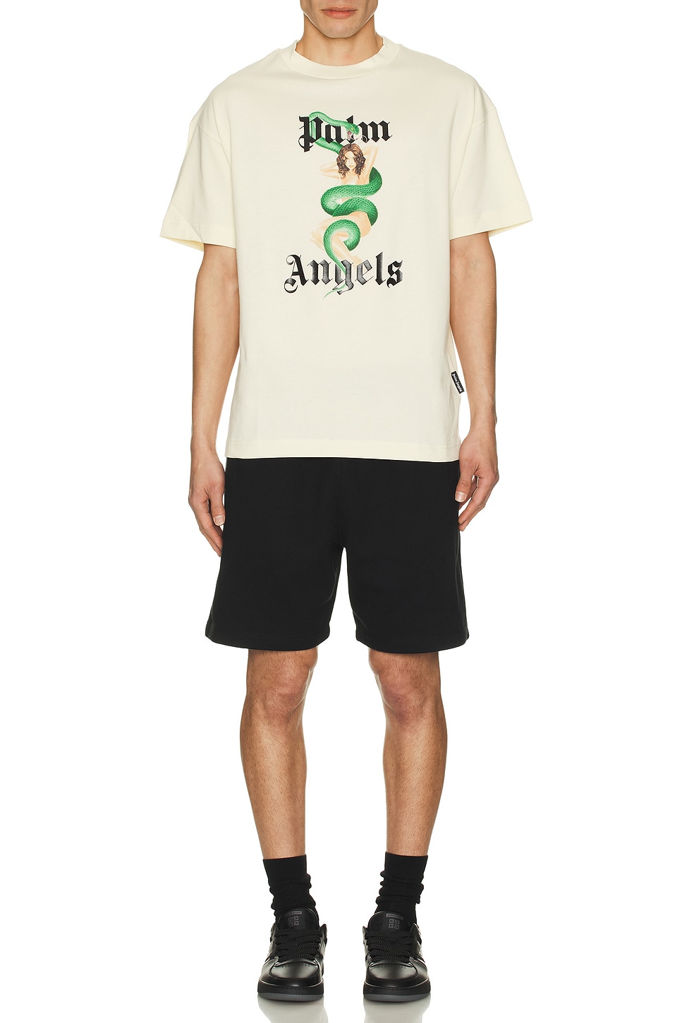 Image 1 of Palm Angels Ivy Pin Up Tee in Ivory