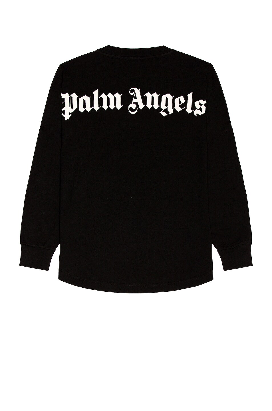 Image 1 of Palm Angels Classic Logo Over Tee Long Sleeve in Black & White