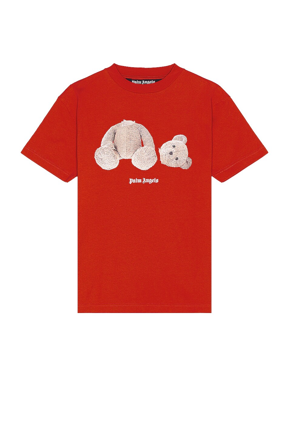 Image 1 of Palm Angels Bear Classic Tee in Brick Red & Brown