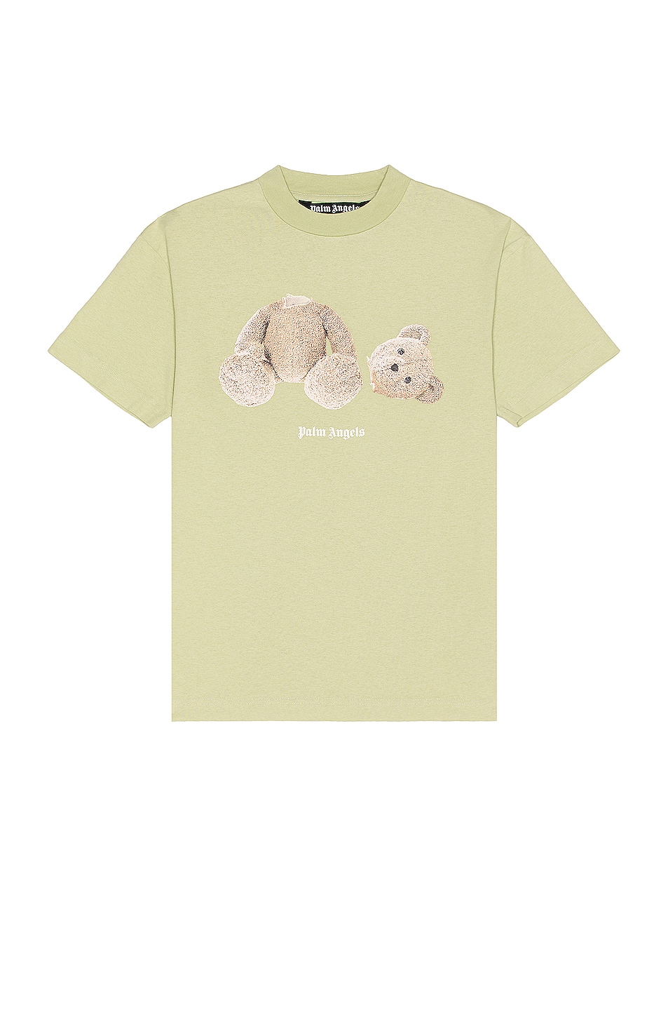 Image 1 of Palm Angels Bear Classic Tee in Mint & Brown