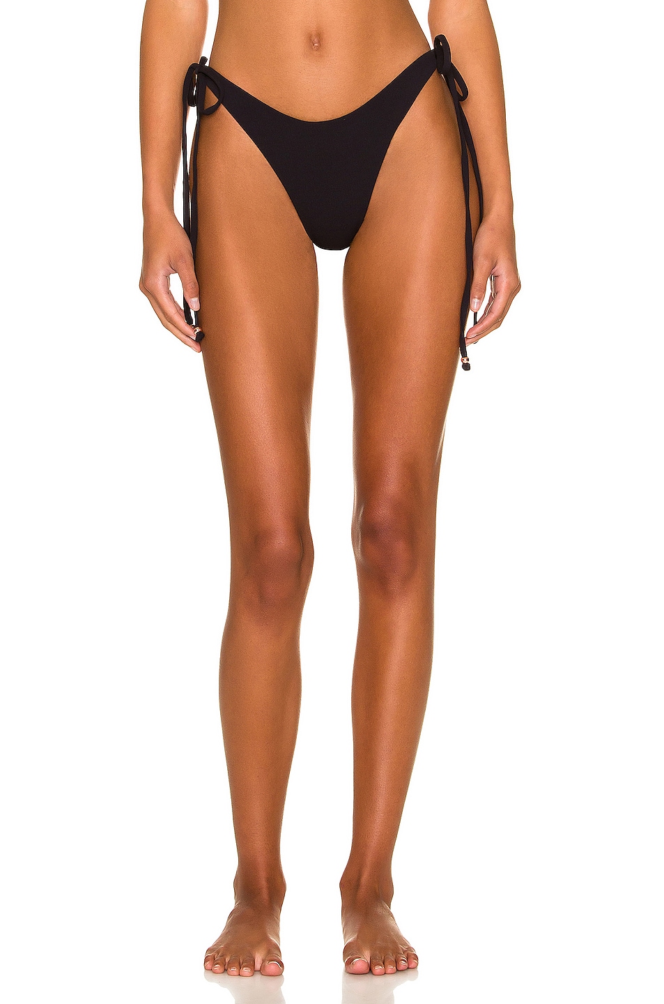 Image 1 of Palm x Magali Pascal Vicky Bikini Bottom in Black Rib