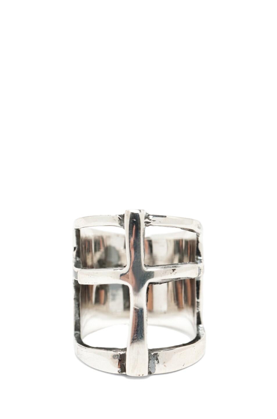 Image 1 of Pamela Love Cross Ring in Sterling Silver
