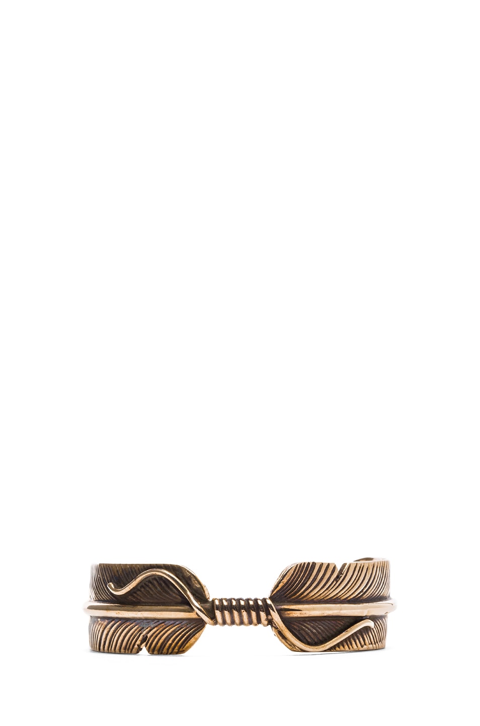 Image 1 of Pamela Love Feather Cuff in Bronze