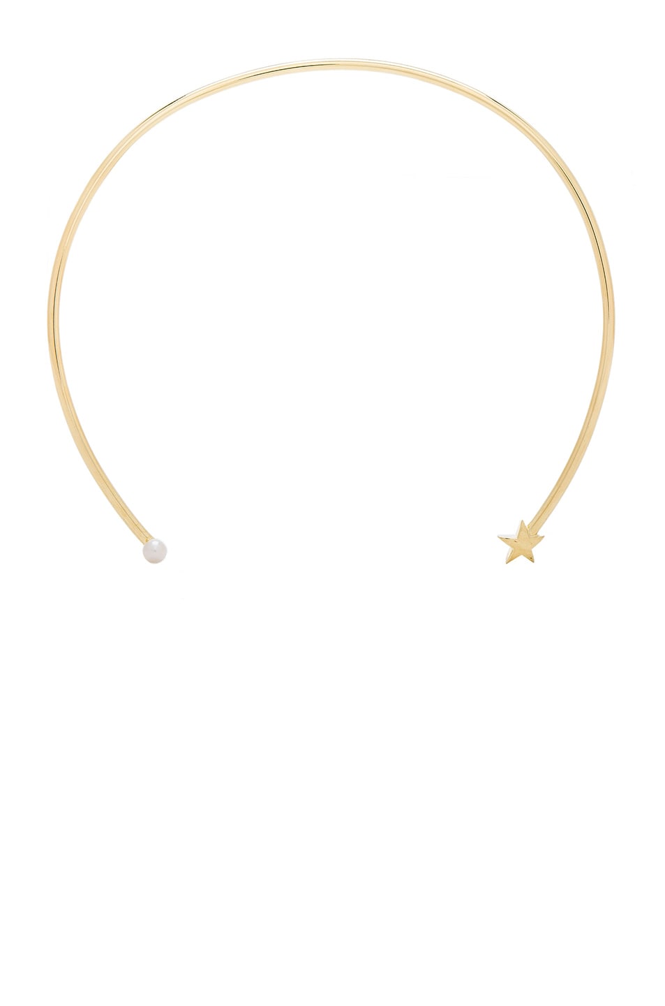 Image 1 of Pamela Love Star Age Collar Necklace in 10K Yellow Gold