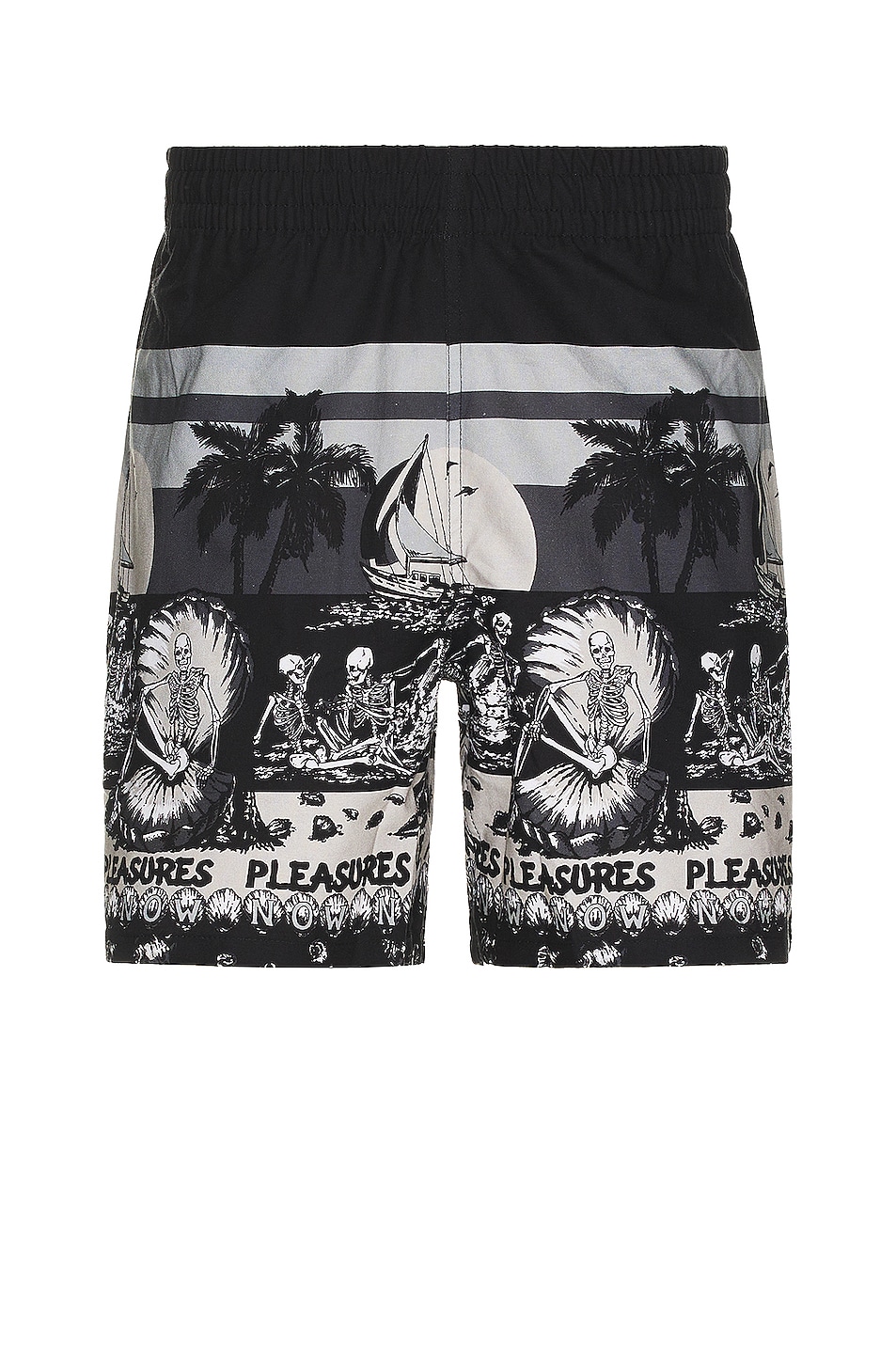 Image 1 of Pleasures Beach Shorts in Black