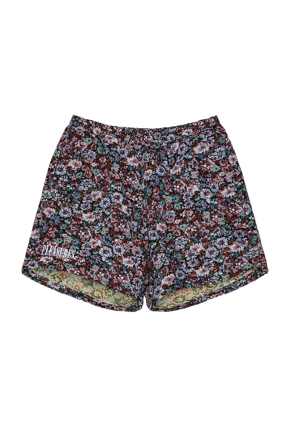 Image 1 of Pleasures Quitter Floral Shorts in Black