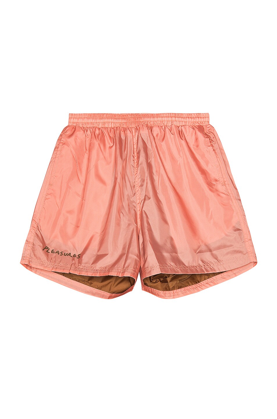 Image 1 of Pleasures VCR Active Shorts in Clay