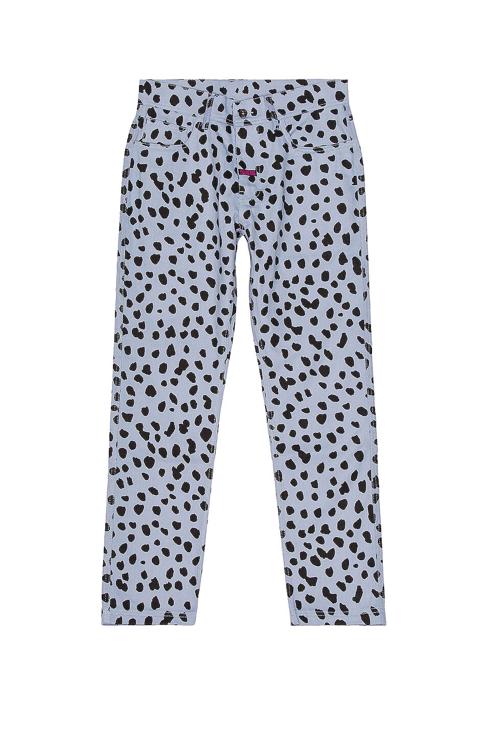 Image 1 of Pleasures Dalmatian Jeans in Light Blue