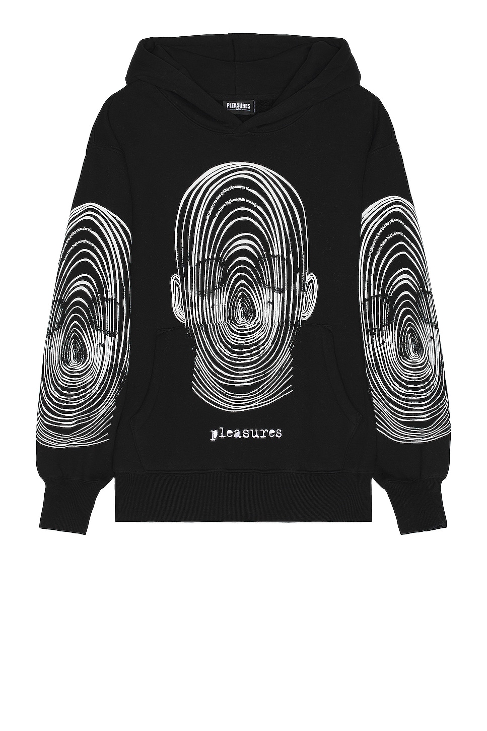 Image 1 of Pleasures Guilty Hoodie in Black