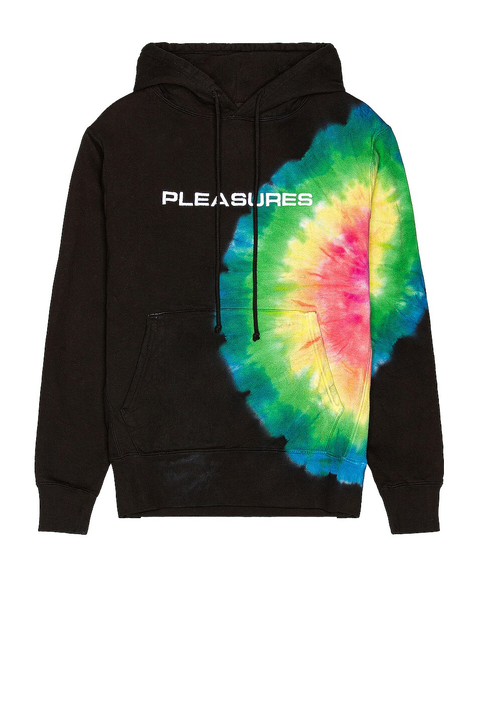 Image 1 of Pleasures Eclipse Embroidered Hoodie in Black