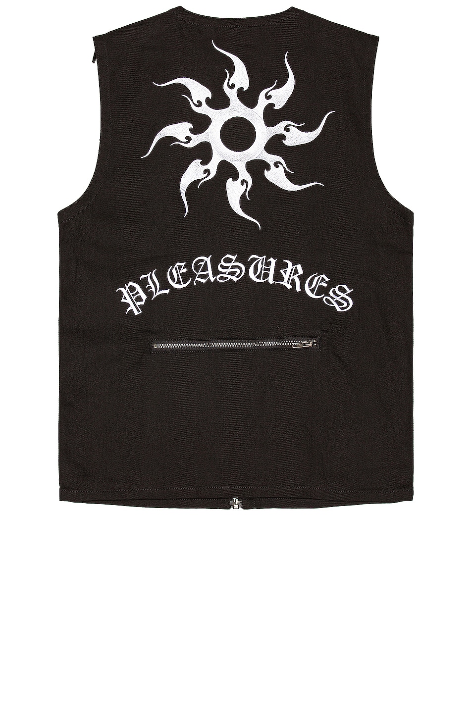 Image 1 of Pleasures Strike Vest in Black