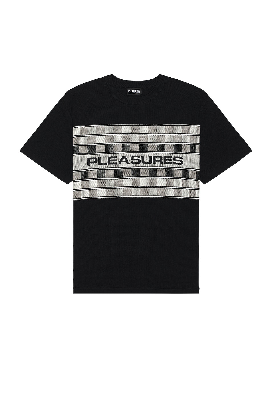 Image 1 of Pleasures Check Knit Shirt in Black