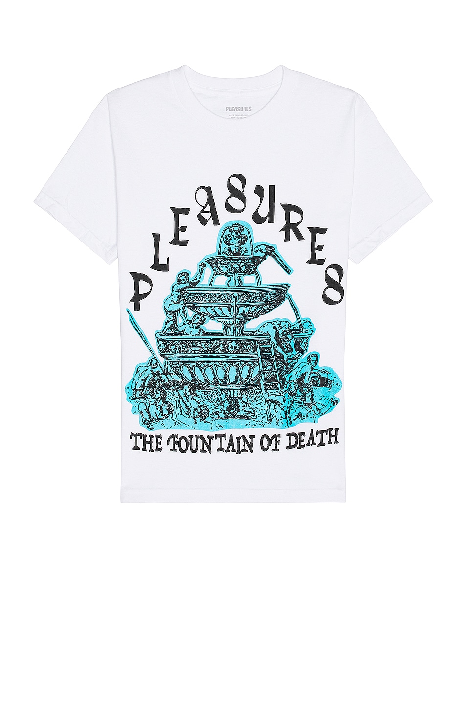 Image 1 of Pleasures Fountain T-shirt in White