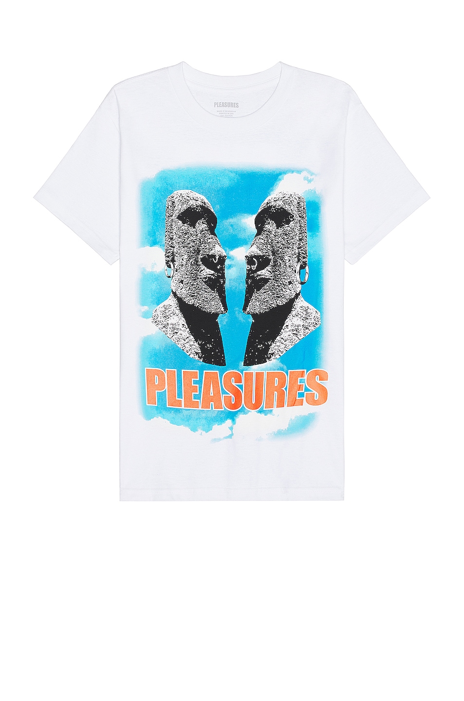 Image 1 of Pleasures Out Of My Head T-shirt in White