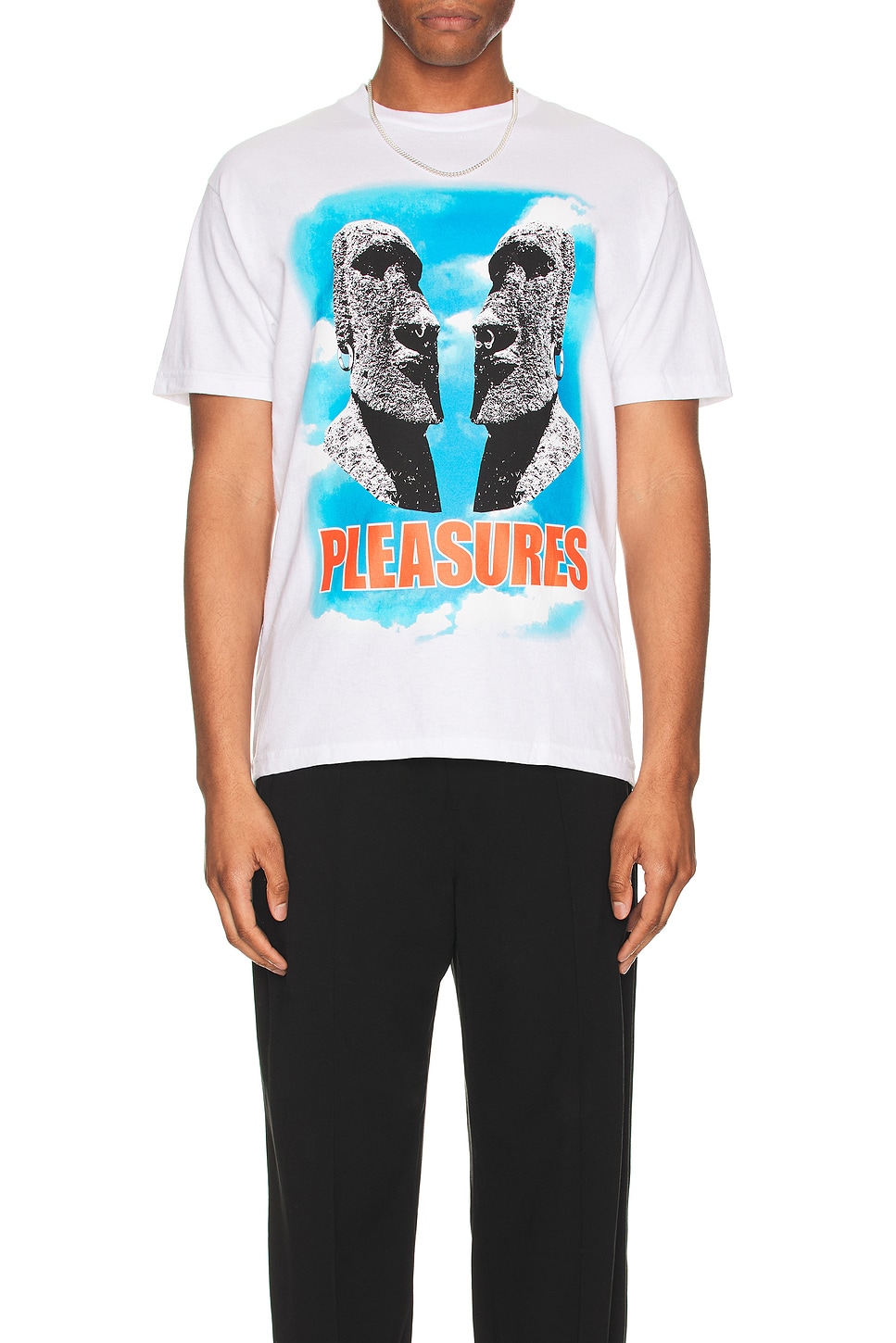 Image 1 of Pleasures Out Of My Head T-shirt in White