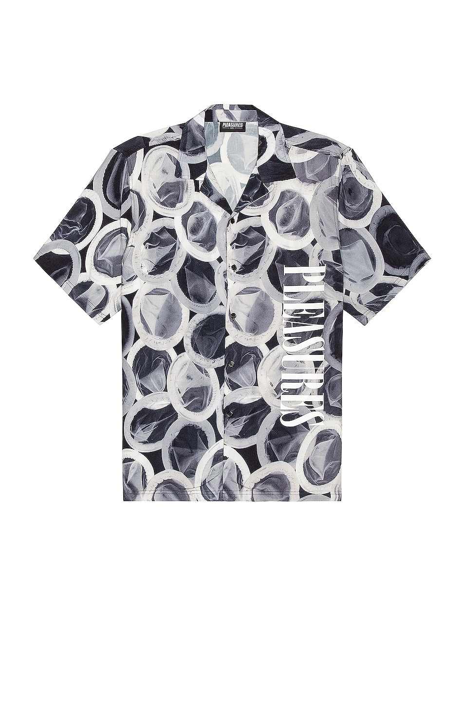 Image 1 of Pleasures Protection Button Down Shirt in Grey