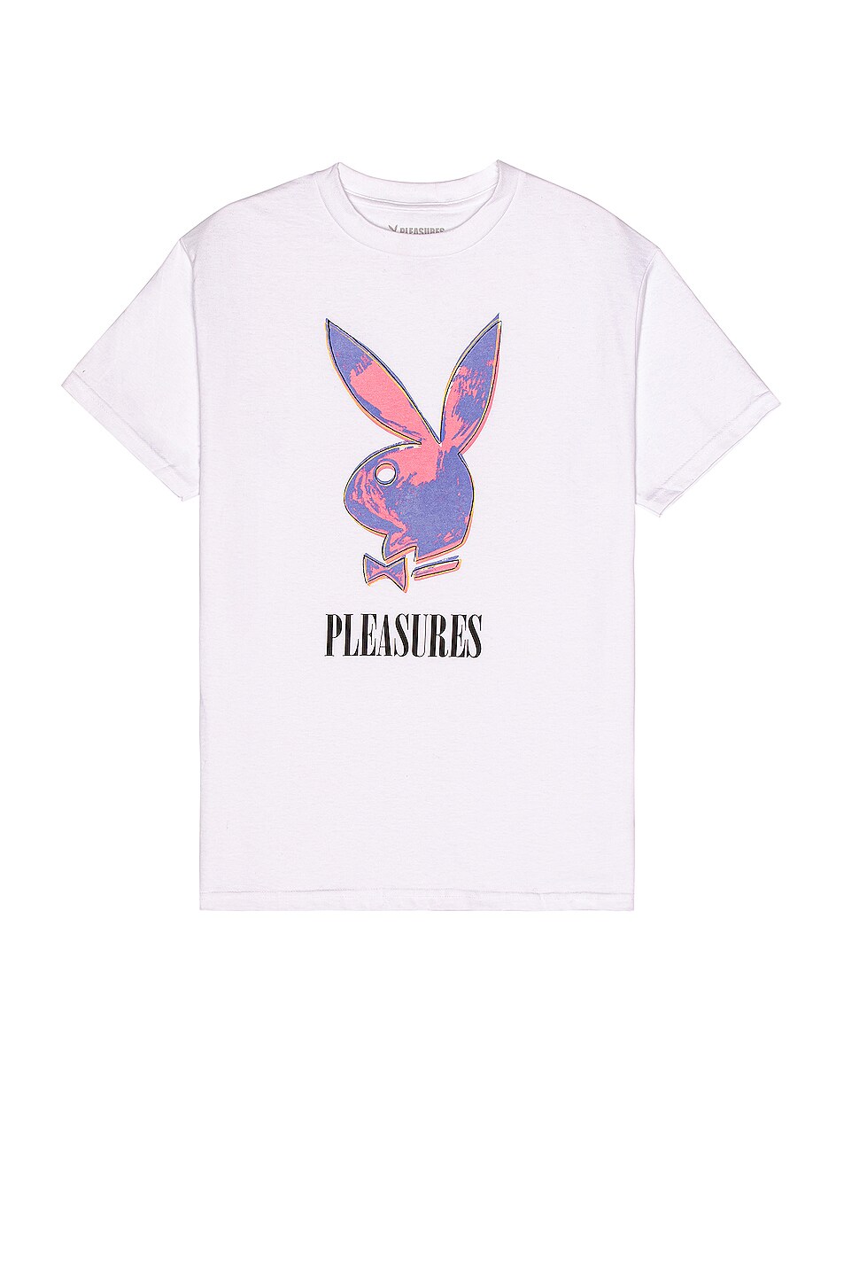 Image 1 of Pleasures x Playboy Pop T-Shirt in White