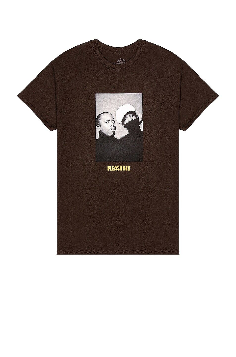 Image 1 of Pleasures Vocabulary T-Shirt in Brown