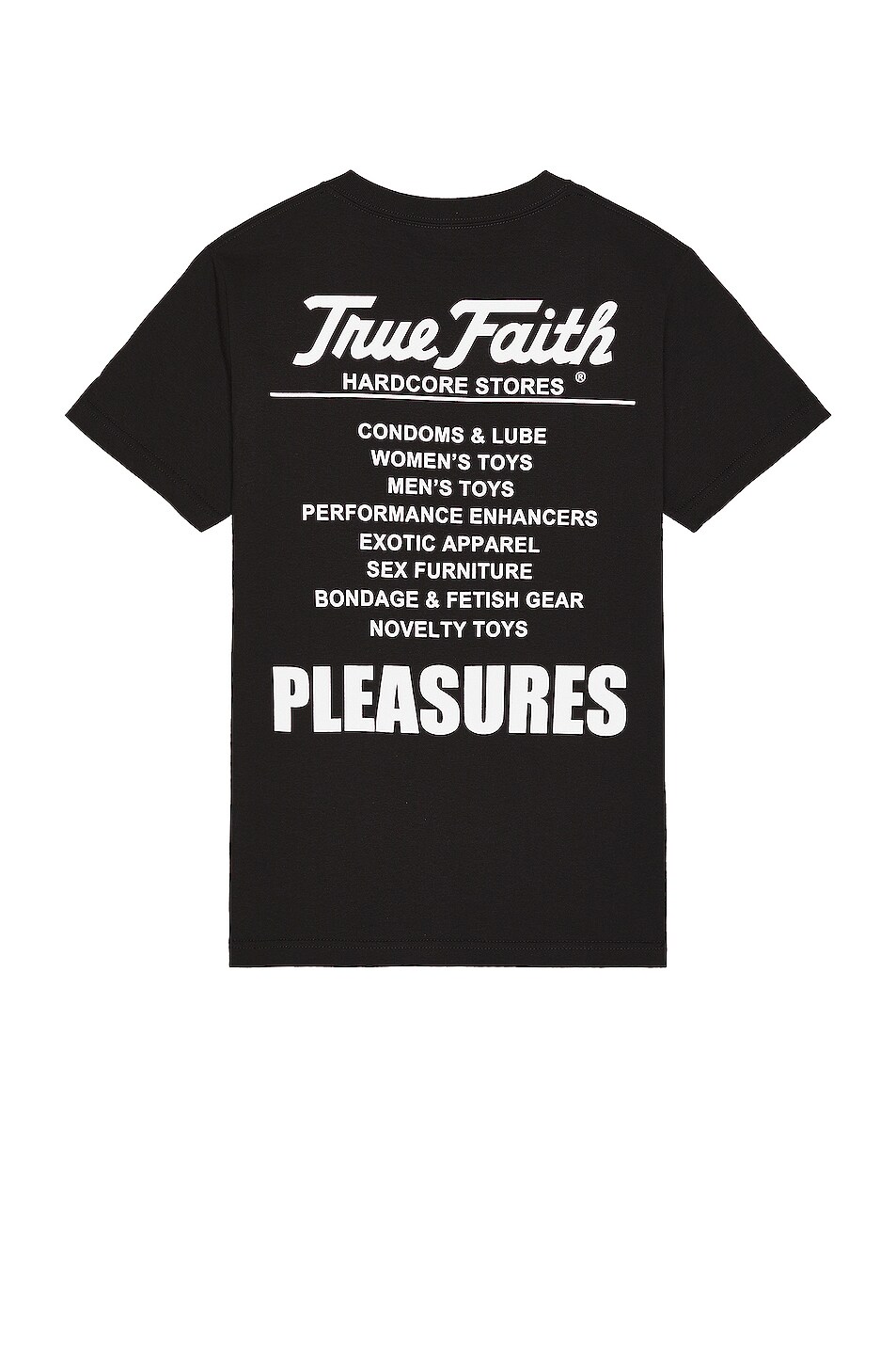 Image 1 of Pleasures Faith T-Shirt in Black