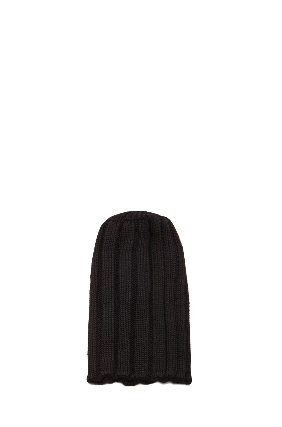 Image 1 of Patrik Ervell Rib Knit Cap in Black