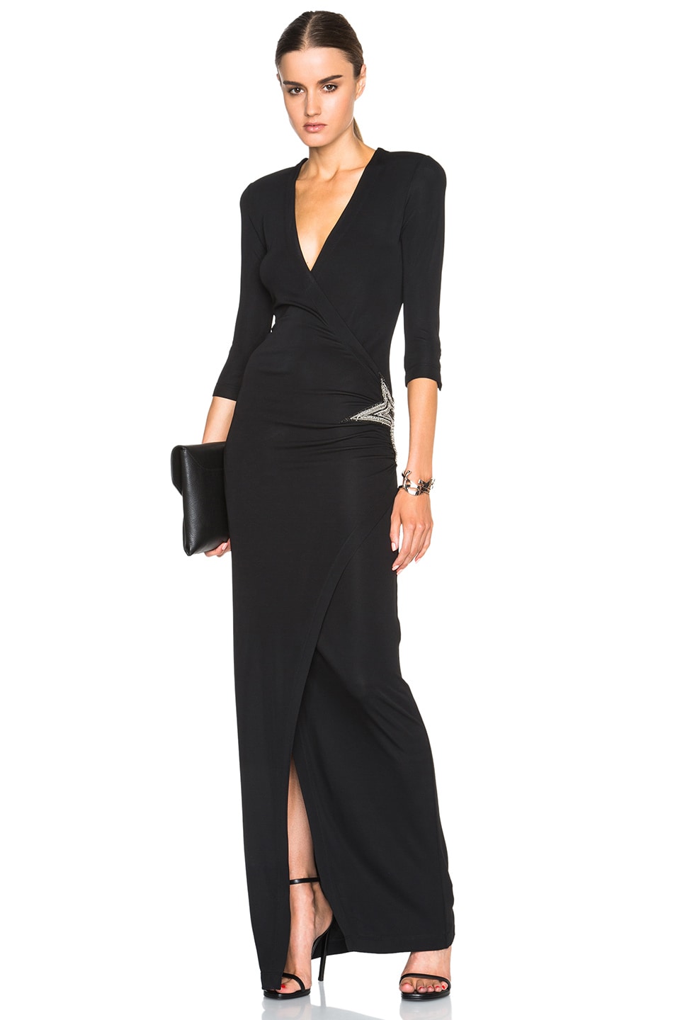 Image 1 of Pierre Balmain Star Maxi Dress in Black
